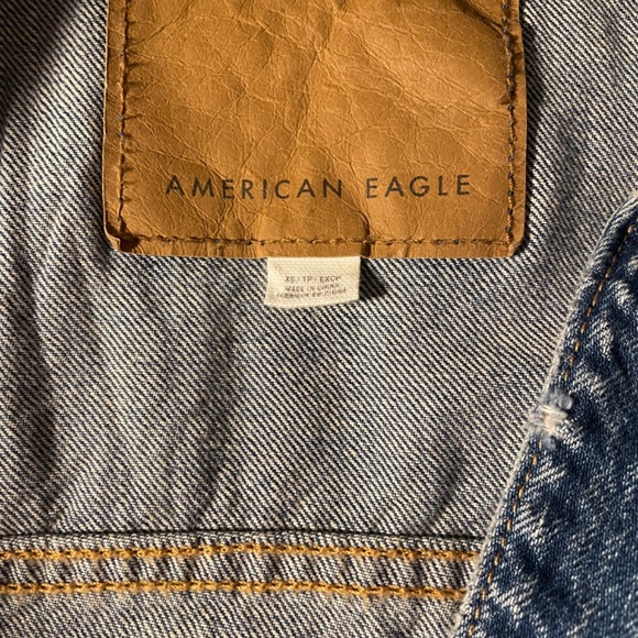 American Eagle Denim jacket/ Size X Small - Picture 3 of 3